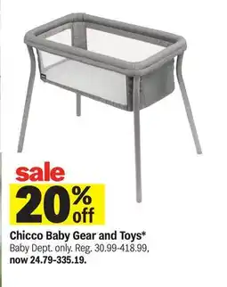 Meijer Chicco Baby Gear and Toys offer