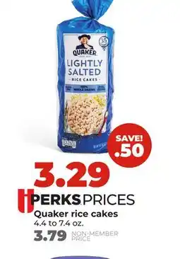 Hy-Vee Quaker rice cakes offer