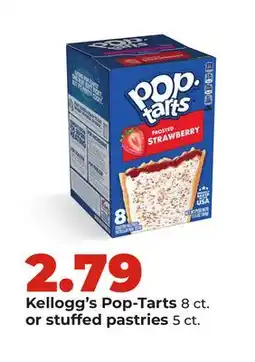 Hy-Vee Kellogg's Pop-Tarts 8 ct. or stuffed pastries 5 ct offer