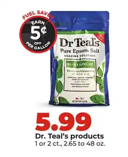 Hy-Vee Dr. Teal's products offer