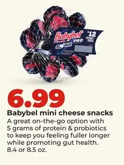 Hy-Vee Babybel mini cheese snacks offer