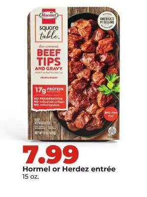 Hy-Vee Hormel or Herdez entrée offer
