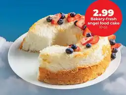 Hy-Vee Bakery fresh angel food cake offer