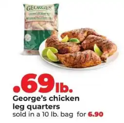 Hy-Vee George's chicken leg quarters offer