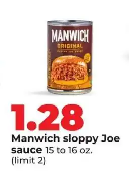 Hy-Vee Manwich sloppy joe sauce offer