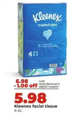 Hy-Vee Kleenex Facial Tissue offer
