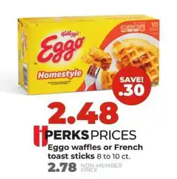 Hy-Vee Eggo waffles or French toast sticks offer