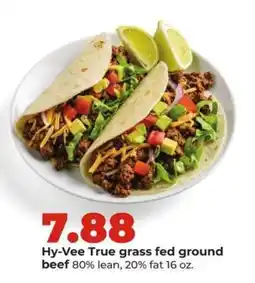 Hy-Vee Hy-Vee True grass fed ground beef offer