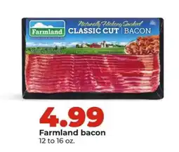 Hy-Vee Farmland Bacon offer