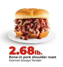 Hy-Vee Bone-in Pork Shoulder Roast offer