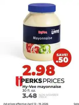 Hy-Vee Hy-Vee mayonnaise offer