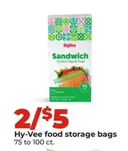 Hy-Vee Hy-Vee food storage bags offer