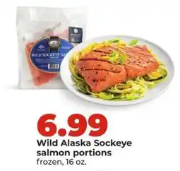 Hy-Vee Wild Alaska sockeye salmon portions offer