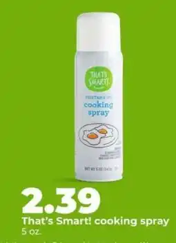 Hy-Vee That's Smart! cooking spray offer
