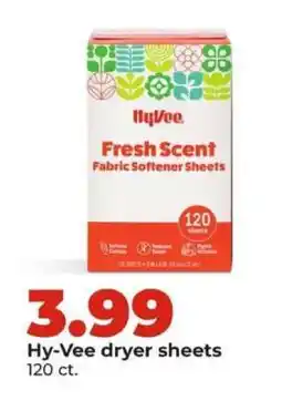 Hy-Vee Hy-Vee dryer sheets offer