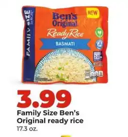 Hy-Vee Family Size Ben's Original Ready Rice offer