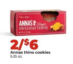 Hy-Vee Annas thins cookies offer