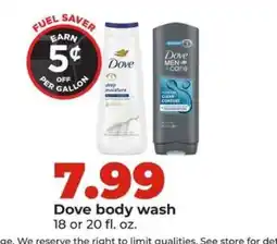 Hy-Vee Dove Body Wash offer