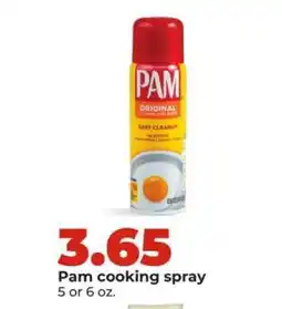 Hy-Vee Pam Cooking Spray offer
