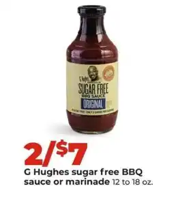 Hy-Vee G Hughes Sugar Free BBQ Sauce or Marinade offer