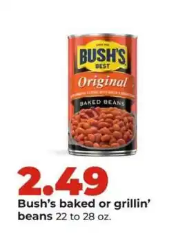 Hy-Vee Bush's Baked or Grillin' Beans offer