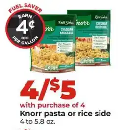 Hy-Vee Knorr Pasta or Rice Side offer