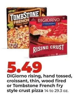 Hy-Vee DiGiorno or Tombstone Pizza offer