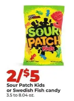 Hy-Vee Sour Patch Kids or Swedish Fish Candy offer
