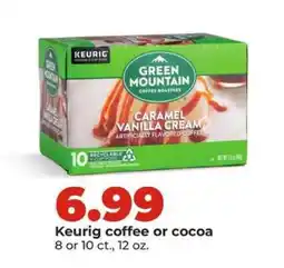 Hy-Vee Keurig coffee or cocoa offer