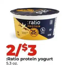 Hy-Vee Ratio Protein Yogurt offer
