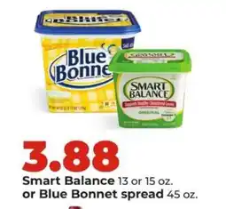 Hy-Vee Smart Balance or Blue Bonnet spread offer
