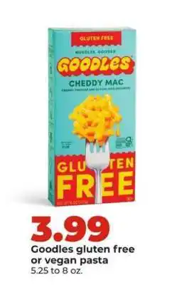Hy-Vee Goodles gluten free or vegan pasta offer