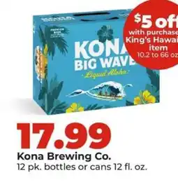 Hy-Vee Kona Brewing Co offer