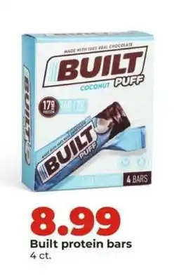 Hy-Vee Built protein bars offer