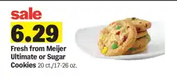 Meijer Fresh from Meijer Ultimate or Sugar Cookies offer