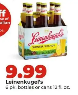 Hy-Vee Leinenkugel's offer