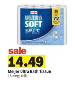 Meijer Meijer Ultra Bath Tissue offer