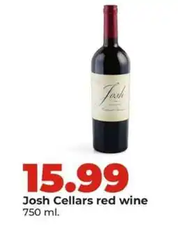 Hy-Vee Josh Cellars red wine offer