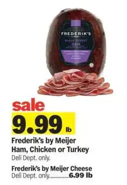 Meijer Frederik's by Meijer Ham, Chicken or Turkey offer