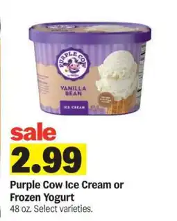 Meijer Purple Cow Ice Cream or Frozen Yogurt offer