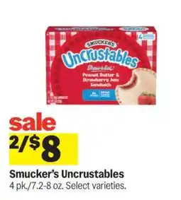 Meijer Smucker's Uncrustables offer