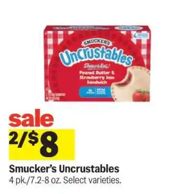 Meijer Smucker's Uncrustables offer