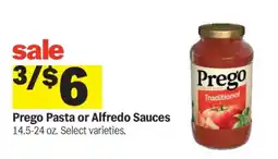 Meijer Prego Pasta or Alfredo Sauces offer