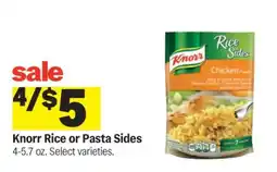 Meijer Knorr Rice or Pasta Sides offer