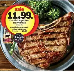 Meijer Certified Angus Beef Ribeye Steak offer