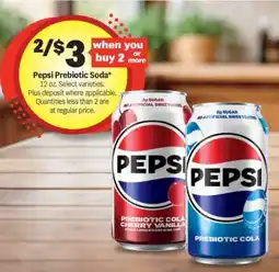 Meijer Pepsi Prebiotic Soda offer