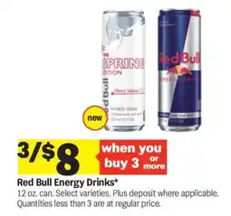 Meijer Red Bull Energy Drinks offer