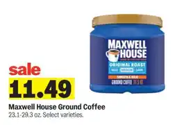 Meijer Maxwell House Ground Coffee offer