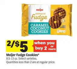 Meijer Meijer Fudge Cookies offer