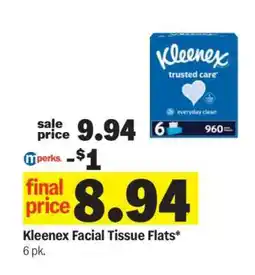 Meijer Kleenex Facial Tissue Flats offer